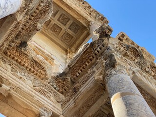 Ancient ruins in Ephesus Turkey