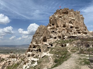Beautiful rocks in Goreme national park, Cappadocia, Turkey