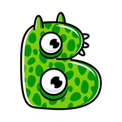 English alphabet with funny monsters, faces and eyes. Set of Monster cut aphabet with English letter. Colorful cartoon children Education and development of children detailed colorful Illustrations