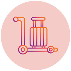 Airport Cart Icon