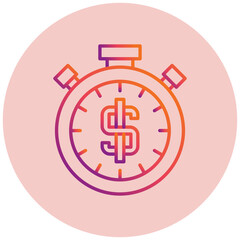 Time Is Money Icon