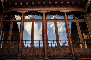 Segovia is full of charming towns that hide patios with these wooden windows that transport us to...