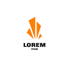 simple abstract logo design for business logo and more