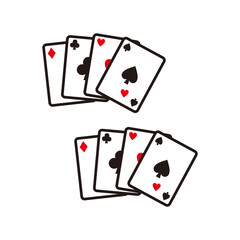 playing card  icon vector illustration sign