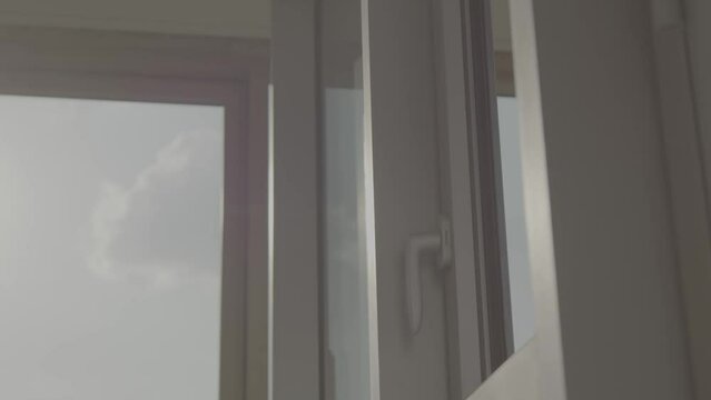 Sun through windows - bright shy - building