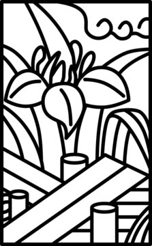 菖蒲に八橋 の画像 9 件の Stock 写真 ベクターおよびビデオ Adobe Stock