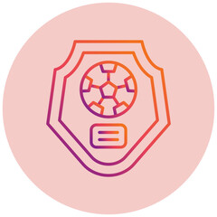 Obraz premium Football Club Icon