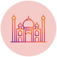 Taj Mahal Icon