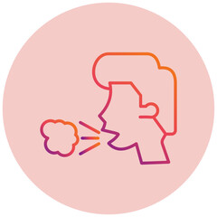 Difficulty Breathing Icon