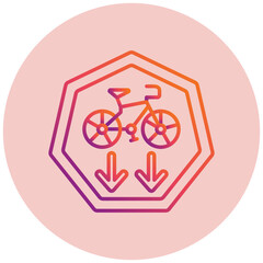 Cycle Lane Icon