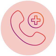 Obraz premium Call Rejected Icon