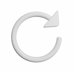 3D Rendering Illustration Sign Reload Refresh Photo HD