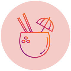 Coconut Drink Icon