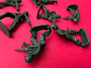 戦争で倒れた兵士たち、戦死イメージ