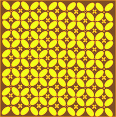 illustration design of Batik motif, one of indonesia's traditional motifs