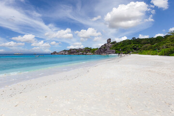 Fototapeta premium Beautiful nature of the islands in the Andaman Sea at Similan Islands, Mu Ko Similan National Park, Phang-Nga, Thailand
