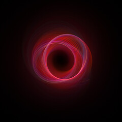 Abstract red circle spirograph background. Use photoshop layer mode lighten, screen, linear dodge (add) to remove the background
