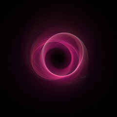 Abstract magenta circle spirograph background. Use photoshop layer mode lighten, screen, linear dodge (add) to remove the background
