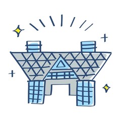 ビッグサイト　イラスト