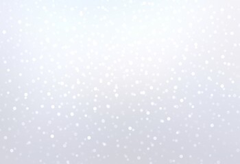 Winter light blue airy background decorated snow shimmer effect.