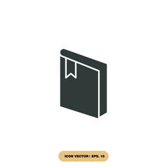 Book icons  symbol vector elements for infographic web