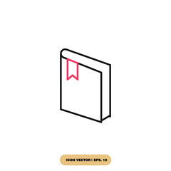 Book icons  symbol vector elements for infographic web