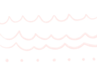 Christmas wave banner line elemets hand drawing doodle line sketch illustration