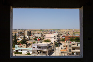 VIEW OF THE SYRIAN CITY OF QAMISHLI