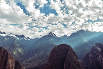 Mountain landscape in Peru.