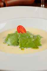 sheep cheese ravioli