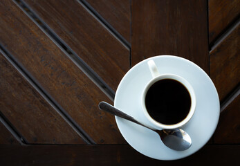 coffe cup with spoon