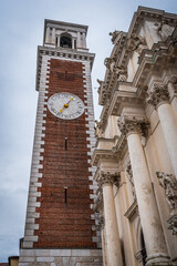 View of the Church of St. Mary of Mount Berico in Vicenza, Veneto, Italy, Europe, World Heritage Site