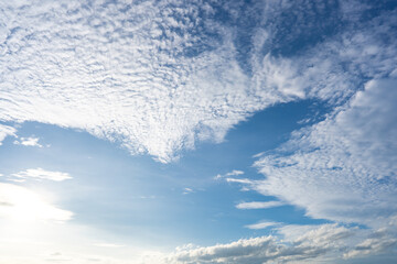 Fototapeta premium Sky and clouds on sunset background