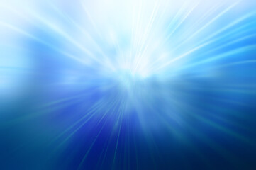 blue abstract background with bright bemas of lights