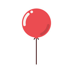 red balloon decoration