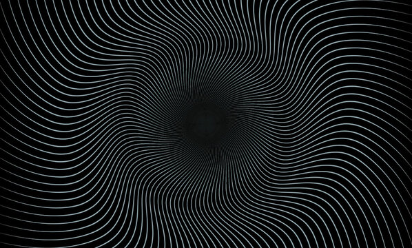 Vector Illustration of the gray pattern of lines on black abstract background. EPS10.