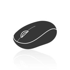 computer mouse icons and shadow,vector illustrations