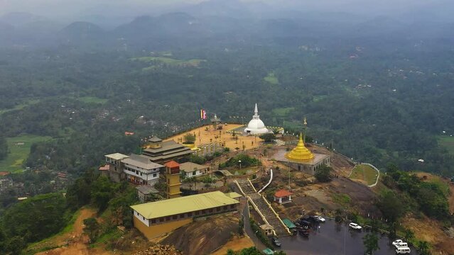 Nelligala International Buddhist Center, Kandy, Sri Lanka.