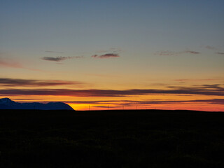 Atardecer por Islandia Norte