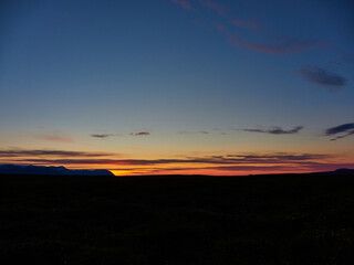 Atardecer por Islandia Norte