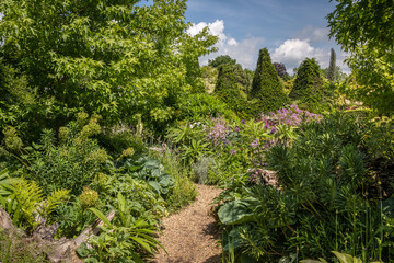 Arundel castle gardens in West Sussex, England, United Kingdom