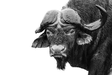 cape buffalo in the wild