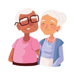 cute couple grandparents