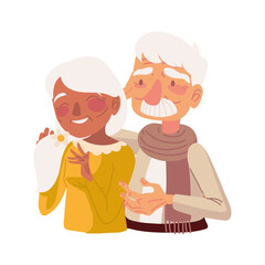 grandparents character cartoon