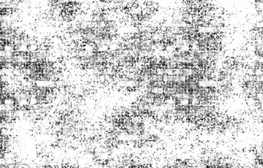 Grunge Black And White Urban. Dark Messy Dust Overlay Distress Background. Easy To Create Abstract Dotted, Scratched, Vintage Effect With Noise And Grain