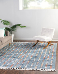 Interior area design rug