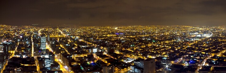 Fototapeta na wymiar Bogotá panoramic view