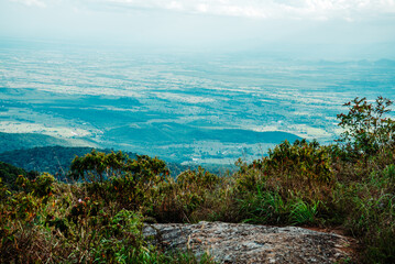 Mountain view taken from a high angle