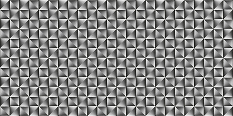 Dark black mosaic abstract seamless geometric grid background