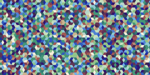 Abstract hexagonal geometric pattern background